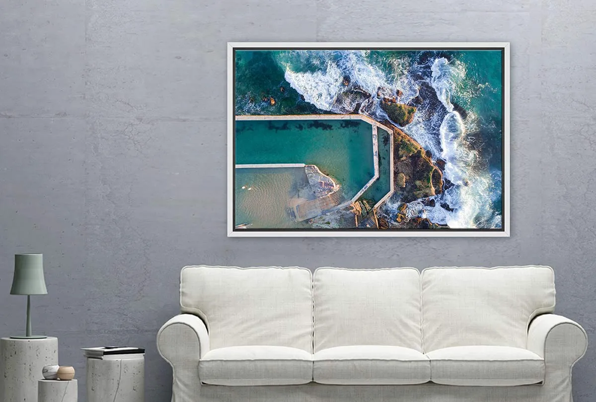 Curl Curl Rock Pool, Australia | Canvas Wall Art Print