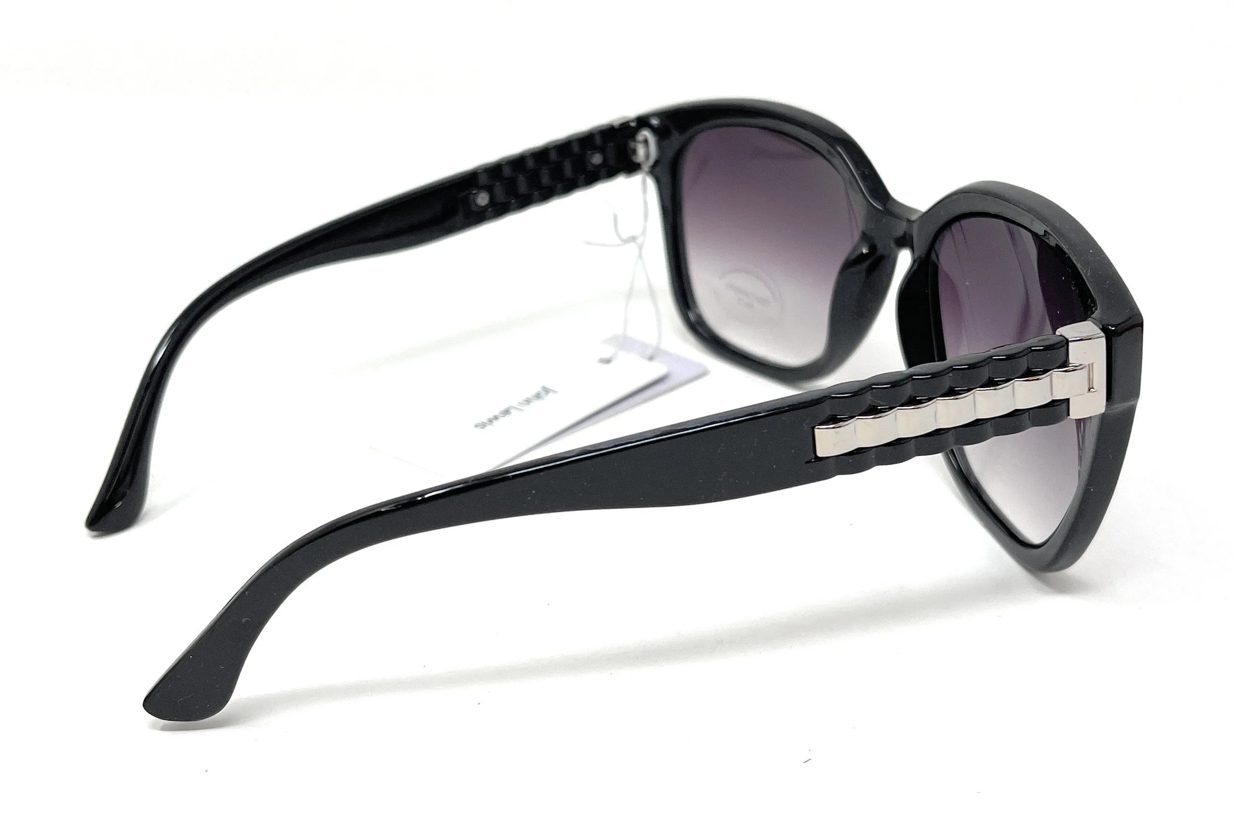 Ladies Sunglasses Black and Silver John Lewis 44410